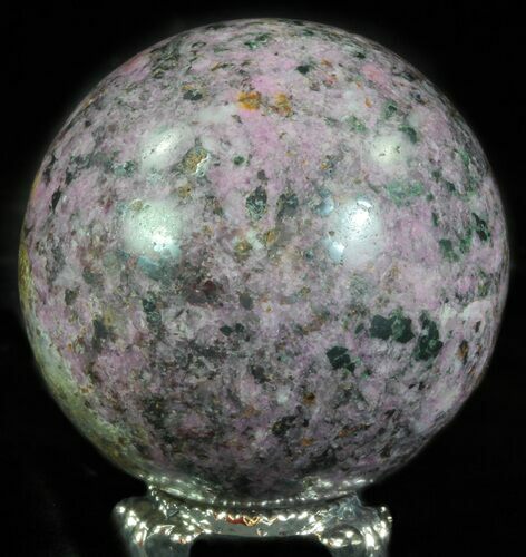 Polished Cobaltoan Calcite Sphere - Congo #63901